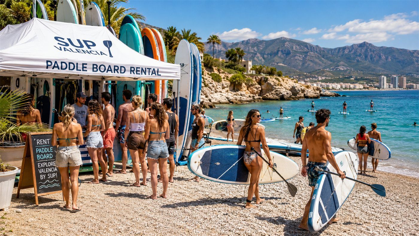 Preguntas frecuentes sobre alquiler SUP en Valencia
