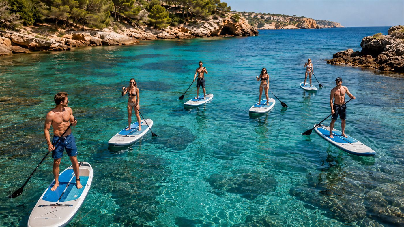 Rutas SUP guiadas y alquiler de tablas paddle surf en Valencia con Sup and Sea Valencia