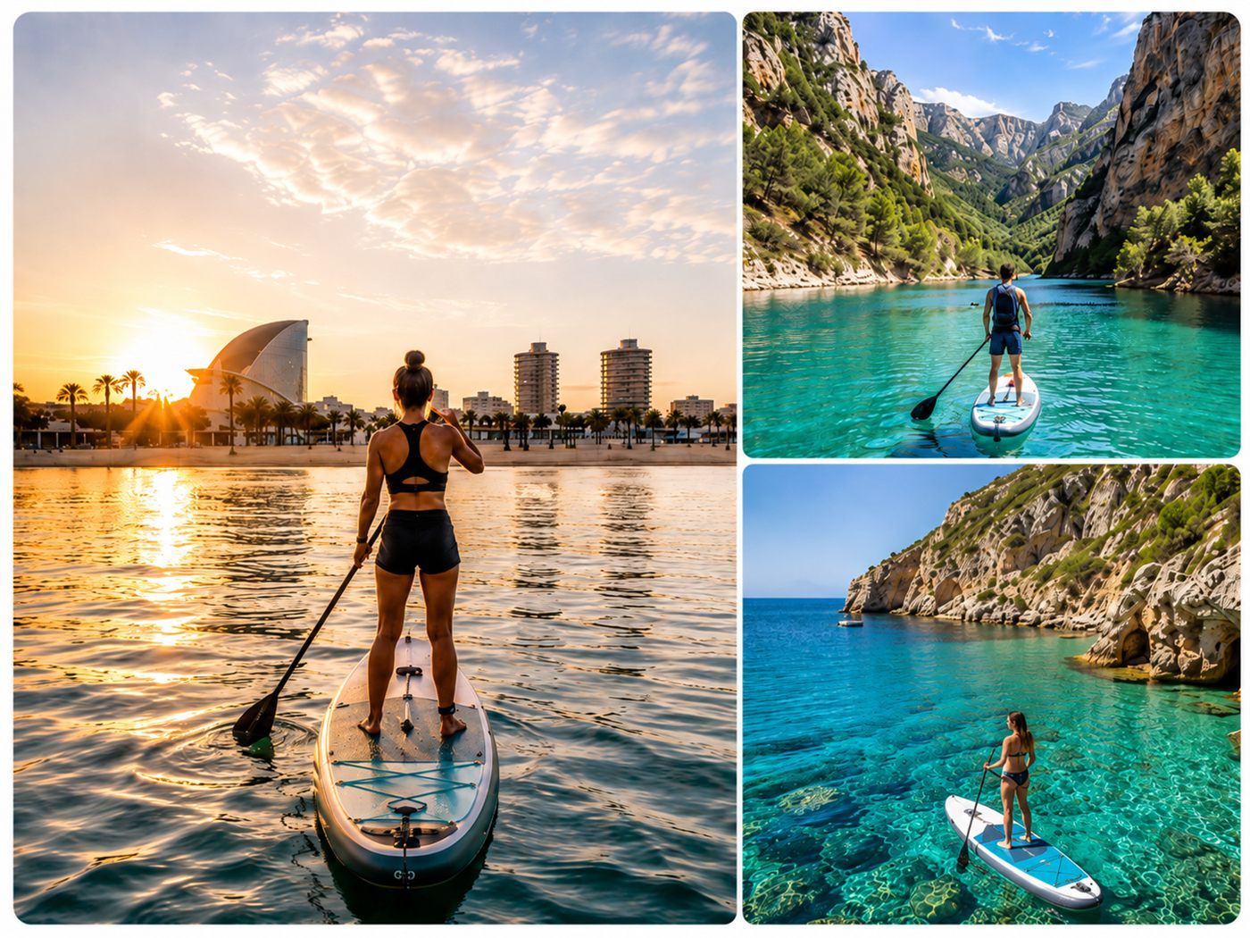 Rutas SUP en Costa Blanca, Alicante y Benidorm